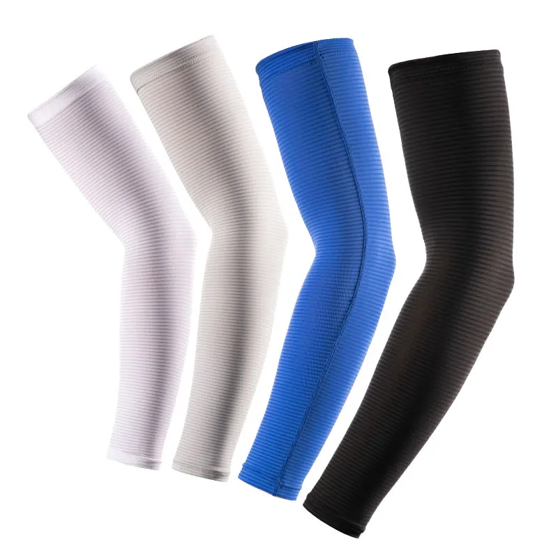 2 pcs Arm Sleeve Ice Silk Sunscreen Sleeve Long Gloves Sun UV Protection Hand Protection Cover Outdoor Sleeves