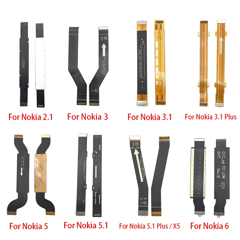 Main Board Motherboard Connector Board Flex Cable For Nokia 2 2.1 3 3.1 Plus 5 5.1 6 6.1 7 7.1 8 X5 X6 X7