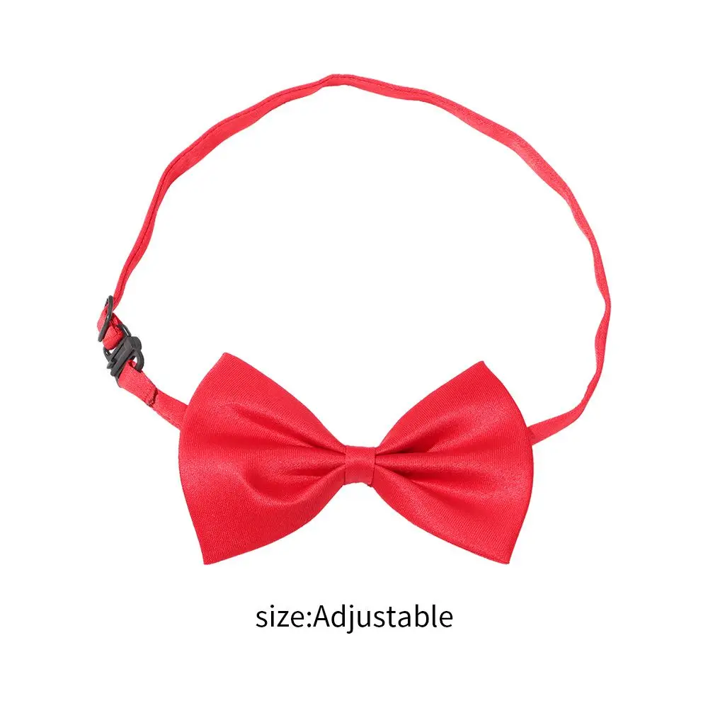 1 pz vari colori regolabile cane gatto a strisce fiocco collana per animali domestici Bowknot cravatta cane da compagnia collare per gatto accessori per toelettatura cani gatto