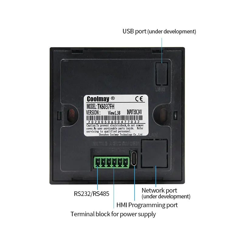 Coolmay TK6037FH Economic Mini Color Touch Screen HMI Monitor for Industrial Automation