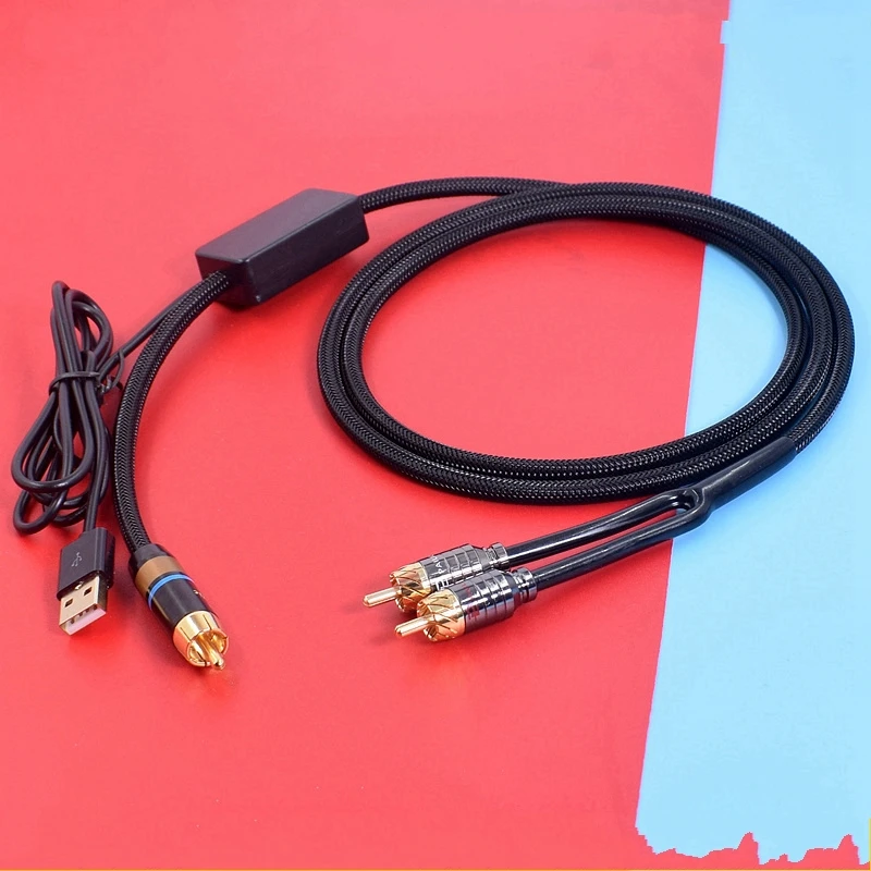 

Optical Fiber Digital Coaxial to Analog Converter TV to Audio Power Amplifier RCA Cable SPDIF to 3.5mm AUX 2RCA 75 ohm