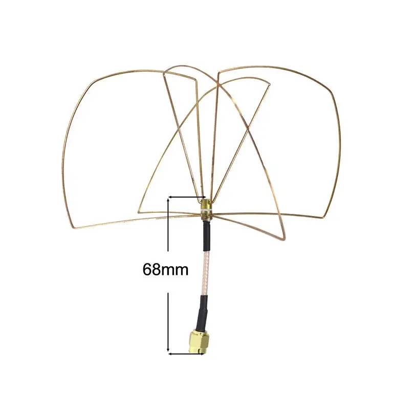 Antenne circulaire polarisée SMA mâle RC FPV 1.2G 1.2GHz, pour émetteur et récepteur de vidéo 1.2Ghz 1.3Ghz