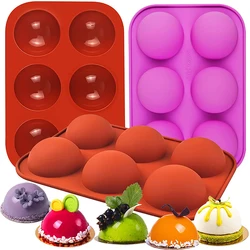 Half Ball Baking Mould Semi Sphere Silicone Mold  For Making Hot Chocolate Cocoa Bomb Cake Jelly Dome Mousse Kitchen Accessories