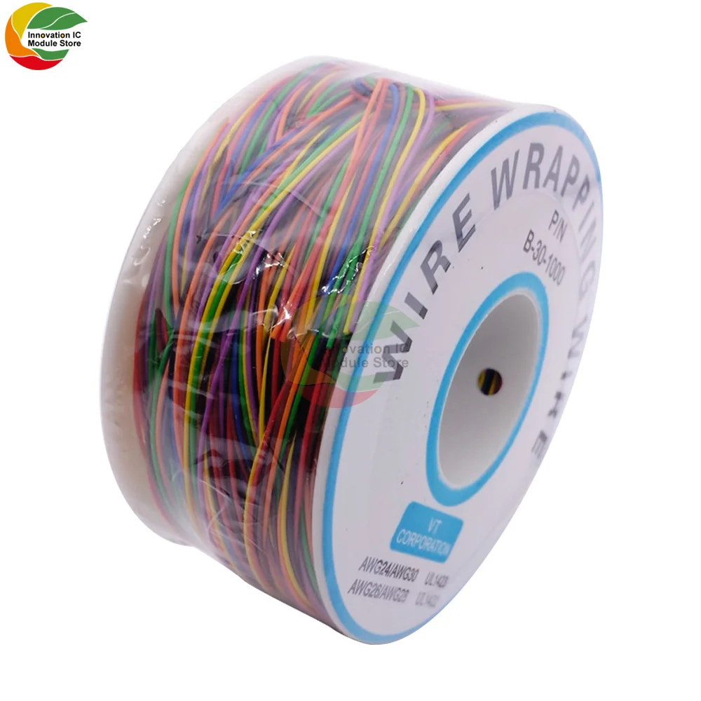 Imagem -03 - Awg 8-wire 0.25 mm B301000 Ul1423 Colorido Cabo de Isolamento Teste de Núcleo de Cobre Que Envolve a Linha de Fio Contínuo de Cobre Estanhado Fio 250m 30