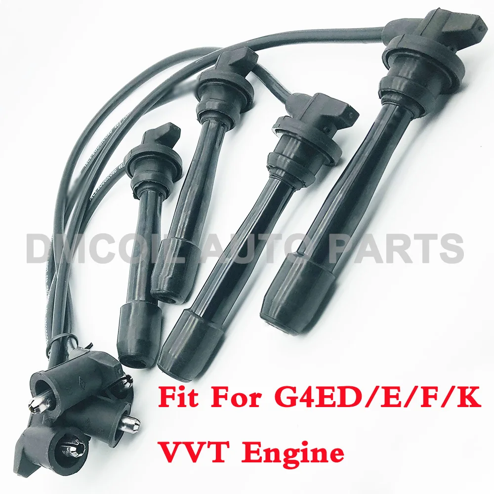 1 SET IGNITION WIRE FOR HYUNDAI COUPE ELANTRA GETZ MATRIX ACCENT I II III KIA CERATO RIO II 1.4L-1.6L VVT  (95-) 27501-26D00