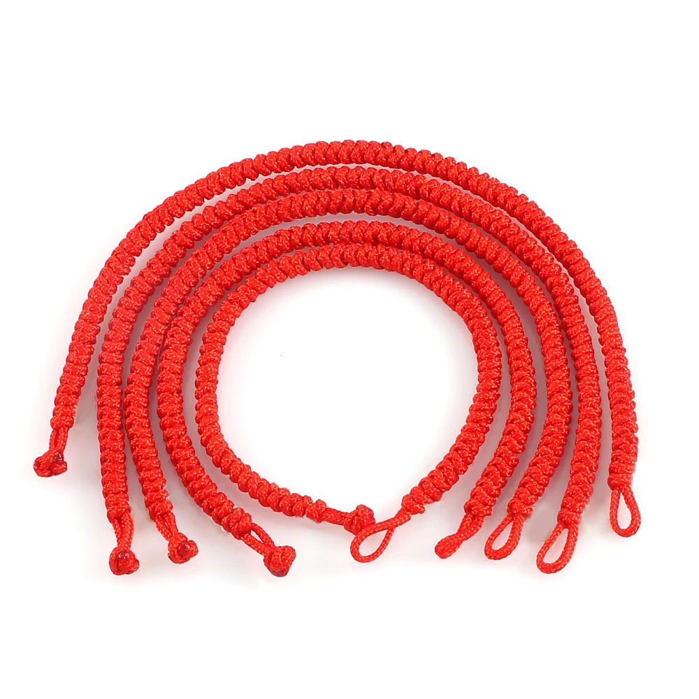 Handmade Red String Rope Bracelet Tibetan Buddhist Braided  Thread Bracelet For Women Men Lucky Charm Jewelry Couple Lovers Gift