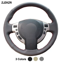 Car Auto Steering-Wheel Cover For Nissan Qashqai 2007 -2013 Rogue 2008-2013 X-Trail 2008 -2013 NV200 2010-2016 Sentra 2007- 2012