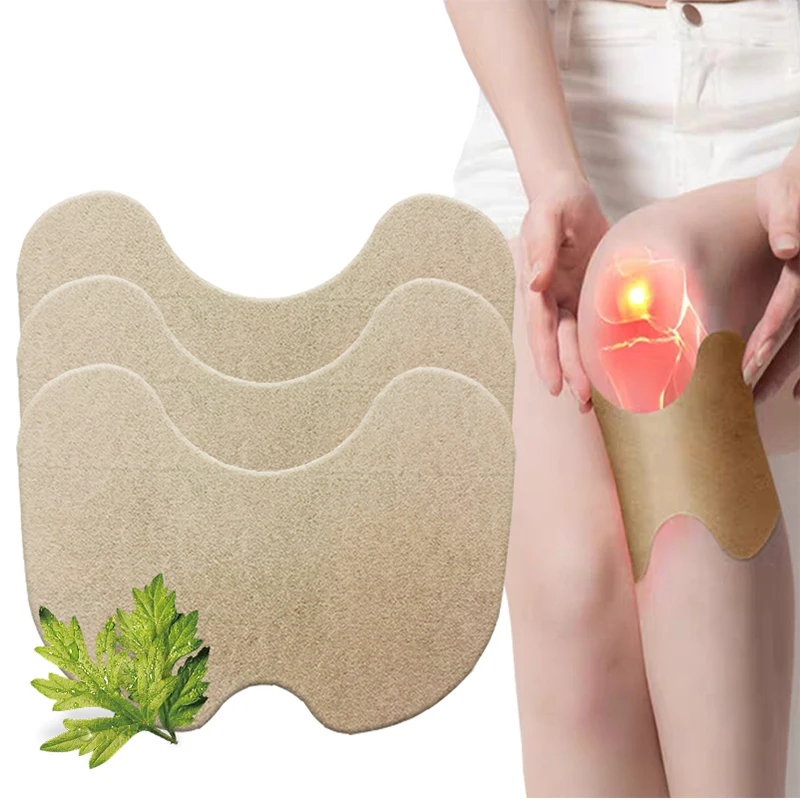 24pcs Knee Pain Medical Plaster Natural Wormwood Extract Knee Joints Ache Sticker Body Rheumatoid Arthritis Pain Relieving Patch