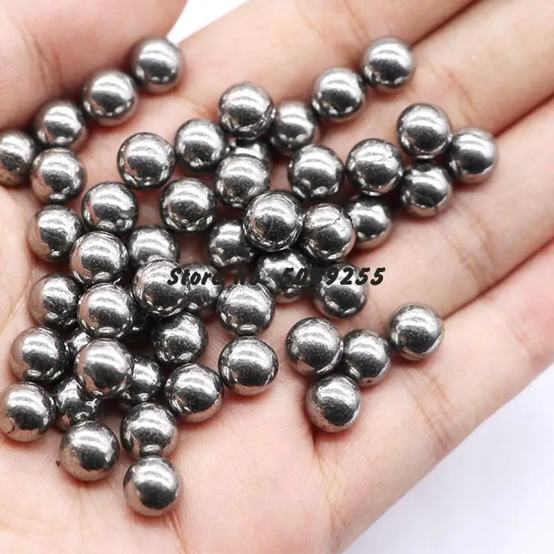 500pcs/Lot 3mm-8mm Carbon Steel Balls Slingshot Ammo Slingshot Steel Ball Catapult Steel Ball for Crossbow Hunting Bow and Arrow