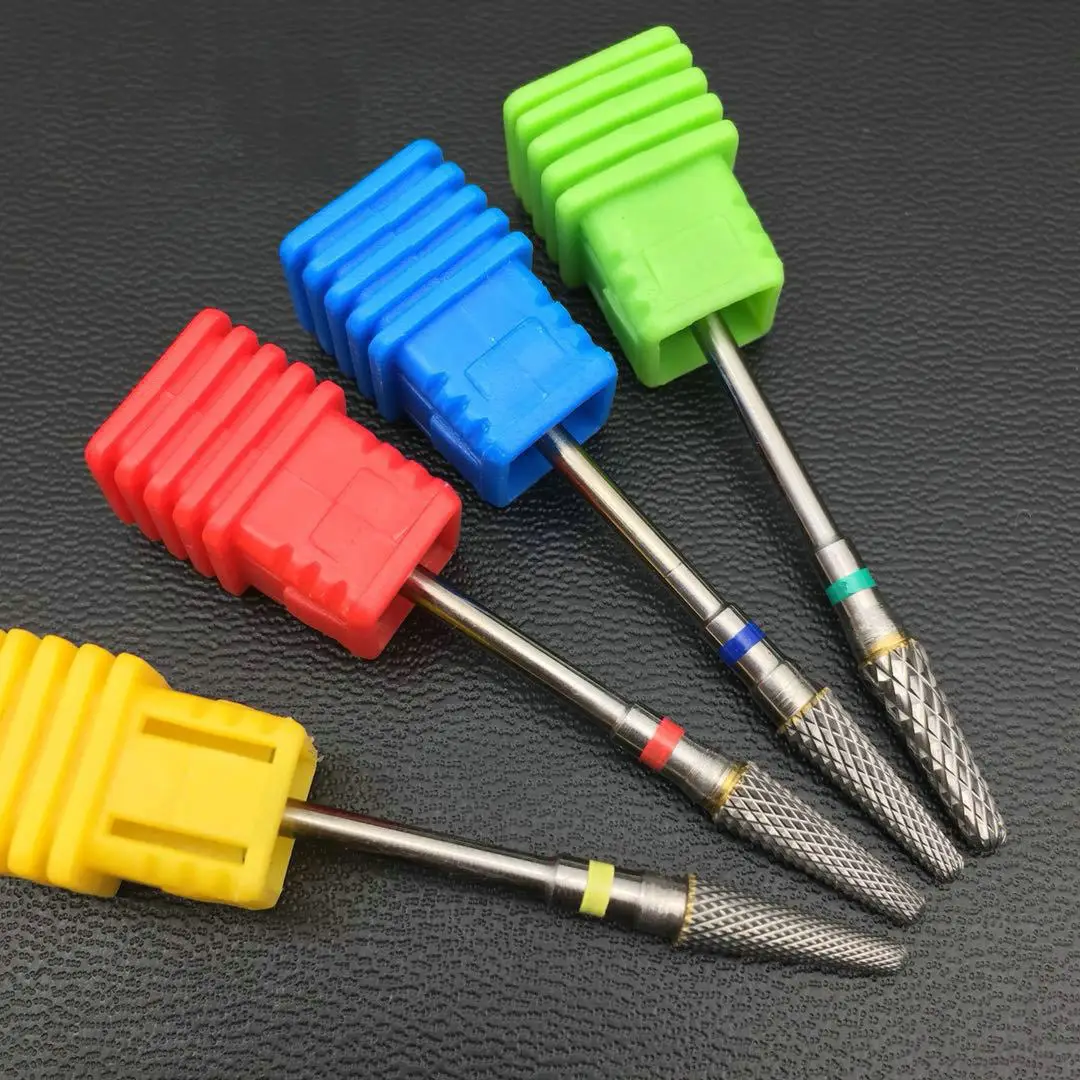 Tungsten Steel Milling Cutters For Manicure, Removing Gel Polish Nail Drill Bits Electric Equipment Tools