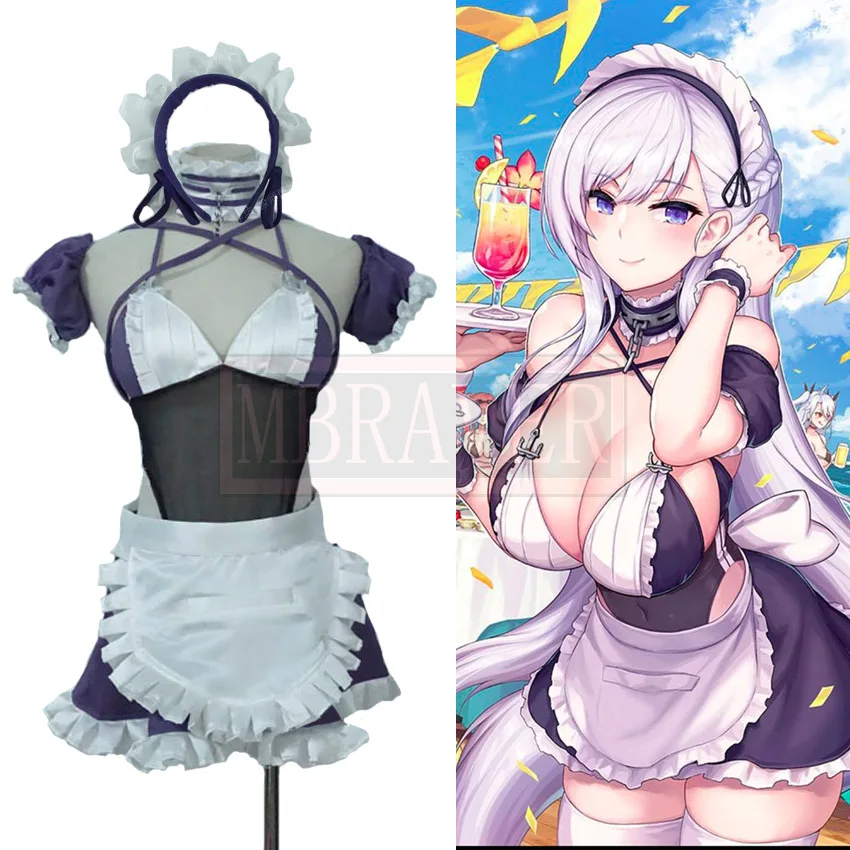 Azur Lane HMS Belfast Cosplay Costume Halloween Christmas Party Uniform Custom Made Free Shipping