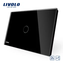 Livolo US/AU Standard Wall Switch,Crystal Glass Panel,Light Touch Screen, AC110~250V, LED Indicator for Smart Home Manufacturer