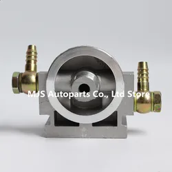 FS1240 Aluminum Base For Flega LF16011 FS19594 FS1212 FS1242 FF185 3308638 Assembly Sensor bowl Filter Oil Water Separator Base