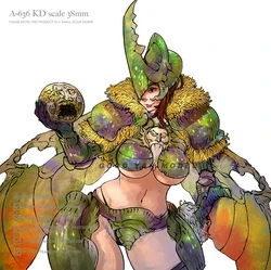38MM Resin figure model kits DIY self-assembled A-636