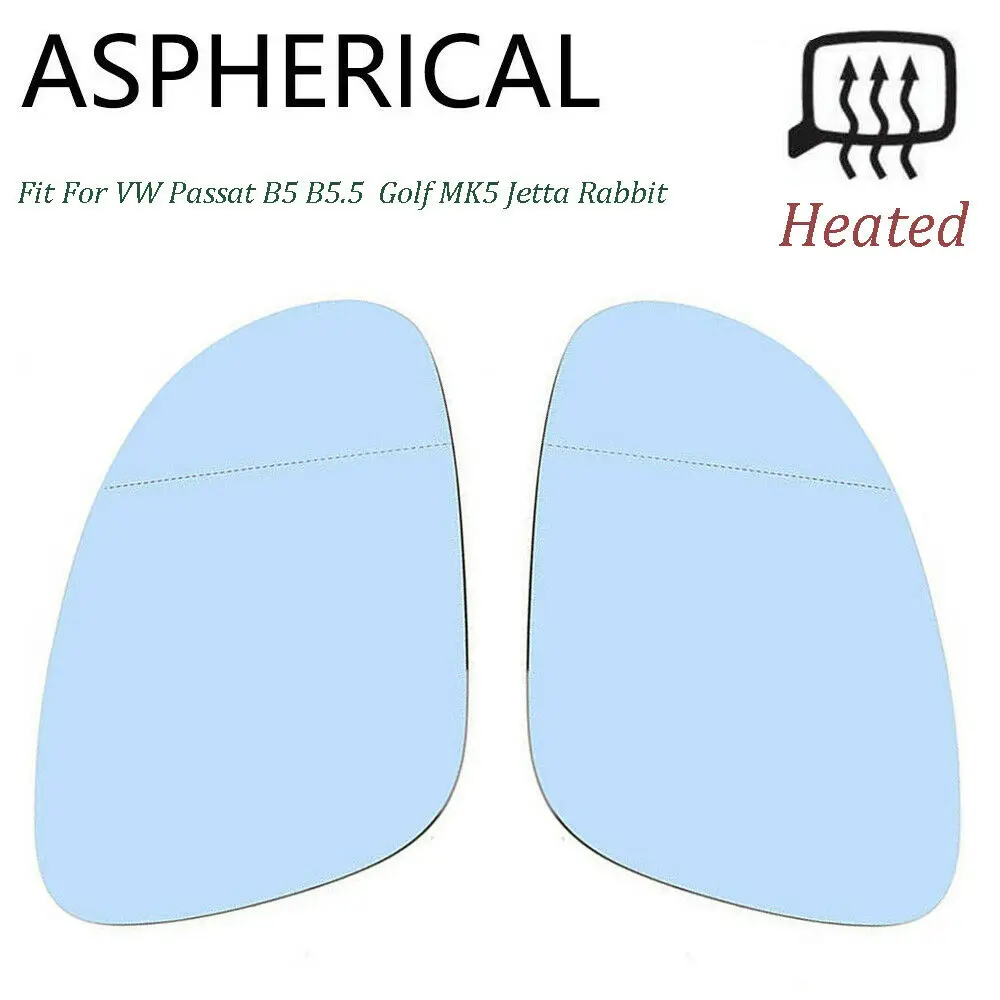 Kapı dikiz ısıtmalı ayna mavi cam Lens Jetta Golf 5 MK5 GTI Passat B5.5 B6 Bora R32 Rabbit Eos araba ayna 2006-2009