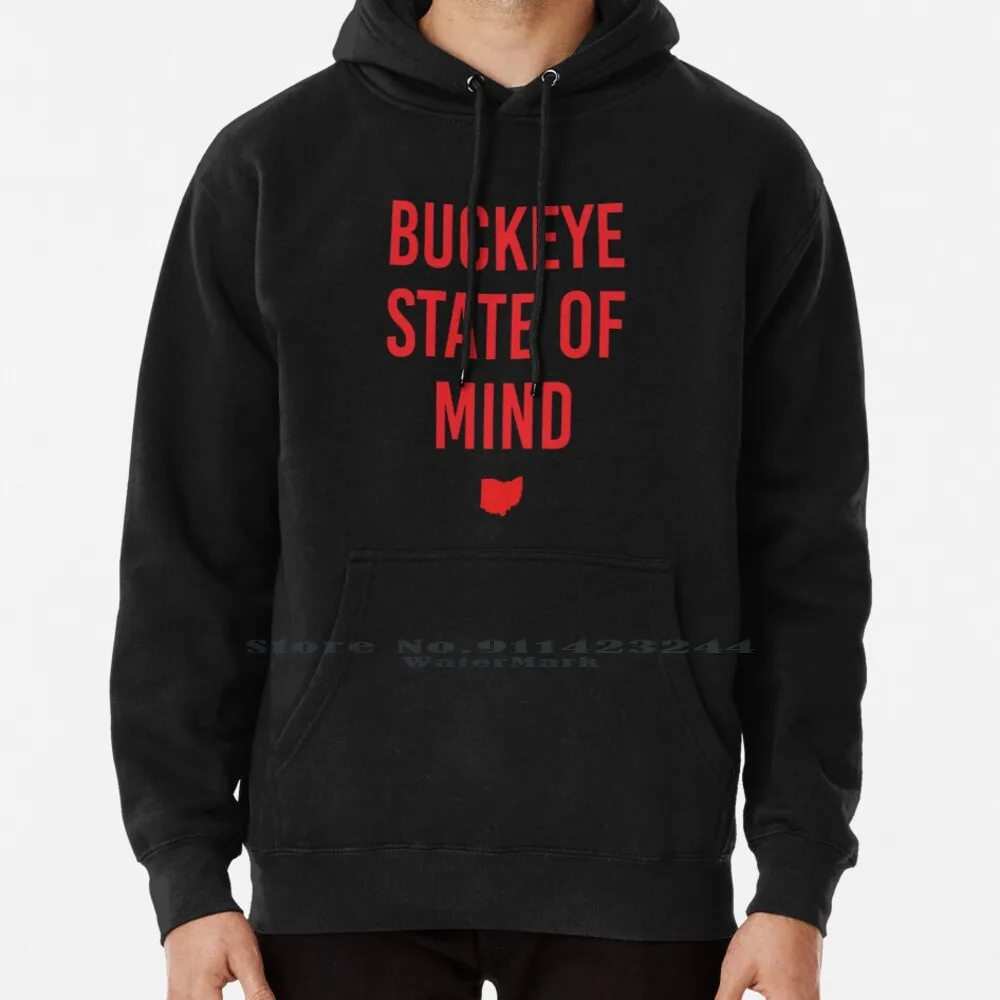 Buckeye State Of Mind Hoodie Sweater 6xl Cotton 330 Columbus Cincinnati The Land Northeast Ohio Cavs Indians Retro Classic