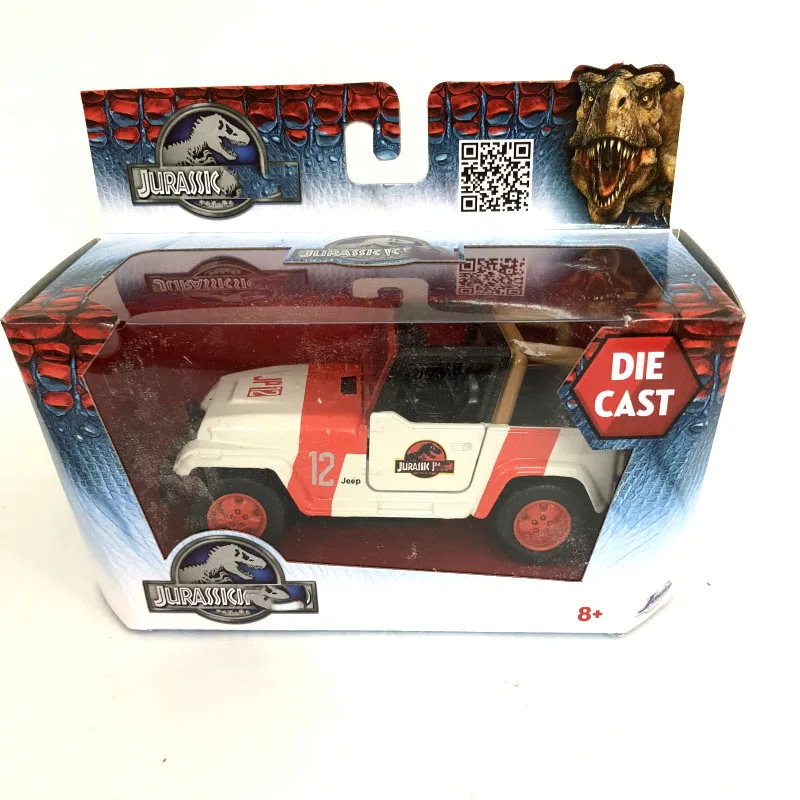 1/43 Alloy Diecast Jurassic Park Retro Classic SUV Car Model Collection Toys of Boys Gifts Show toys Static Display