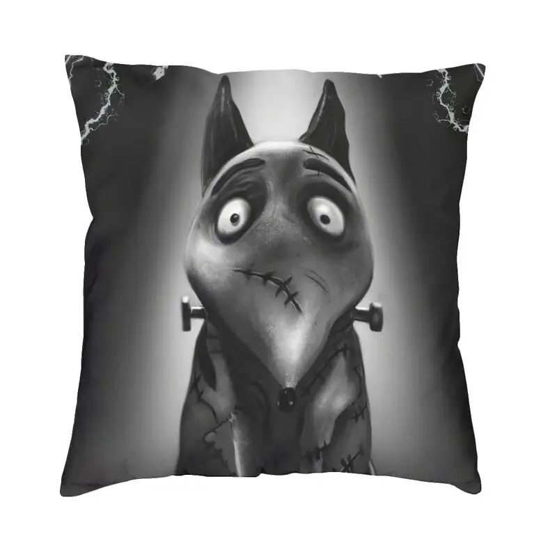 Tim Burton Horror Movie Sparkly Cushion Covers 45x45 Velvet
