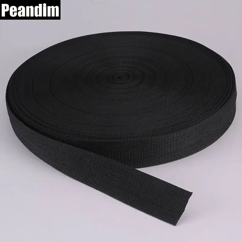 PEANDIM 10M/lot 50mm Polypropylene Webbing Fiber PP Ribbon Belt Taping Suspenders knitted Belt Knapsack Strapping Bags Crafts