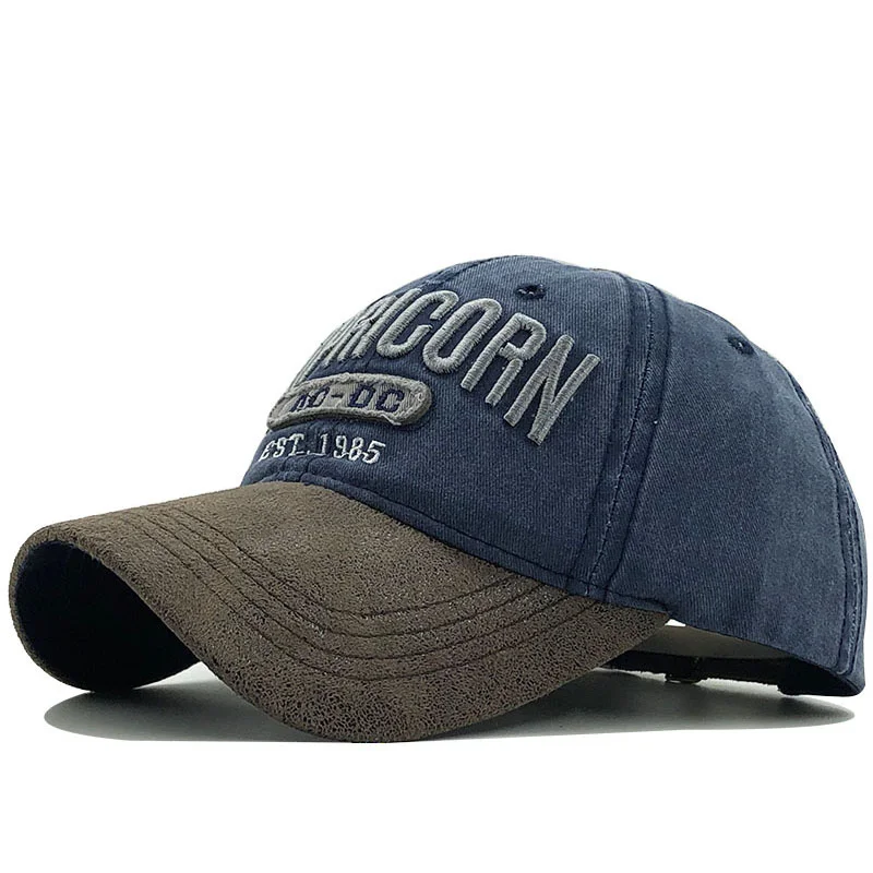 Gorras de béisbol de pesca para hombres y mujeres, ropa de calle de mezclilla, sombrero de papá, Snapback bordado, gorra informal, gorra de Hip Hop,