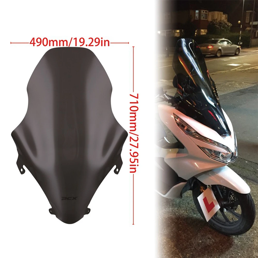 Motorcycle Plastic Windshield Guide Plate Front Wind Deflector For Honda PCX 125 PCX150 2018 2019