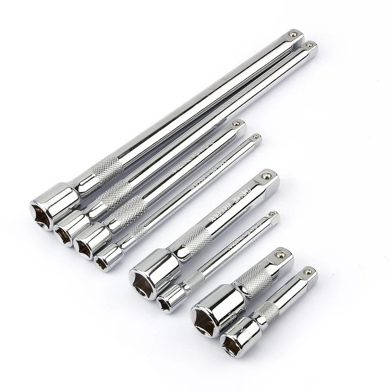 מפתח ראטשט סוקט בר הארכה 1/4 ′′ 3/8 ′′ 1/2 ′′ CRV 50/75/100/125/150/250mm בר ארוך