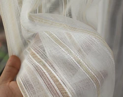 Modern Tulle Curtains For Living Room Striped white bedroom curtain Window Drapes For Bedroom Kitchen curtains kids room curtain