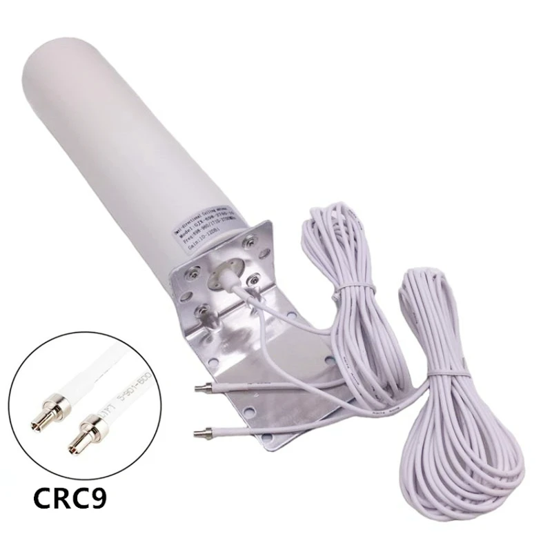 4G LTE antena outdoor SMA male 12dBi Omni antenna 3G  10M cable  CRC9 TS9 for Huawei B315 E8372 E3372 ZTE 4G routers