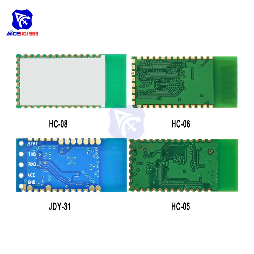 diymore Bluetooth Wireless RF Transceiver Module Serial RS232 TTL to UART HC-05/HC-06/HC-08/JDY-31 CC2540 CC2541 for Arduino