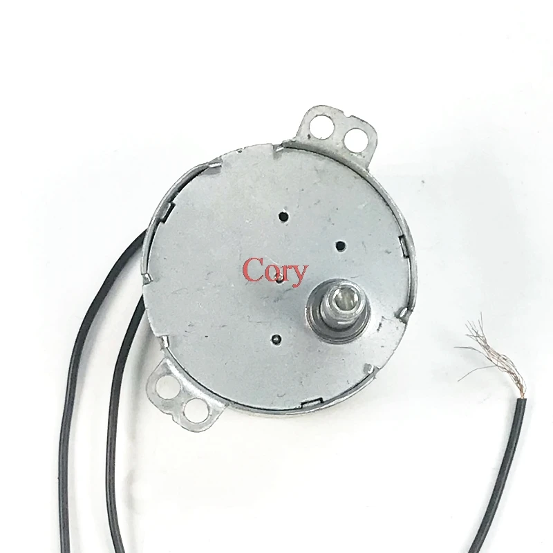 1PC Electric Fan Part AC 220V 3-4W 5RMP 2.5RMP 30RPM 33RMP 50Hz Motor TYD49 7MM Drive Shaft 16MM Length 49mm Diameter