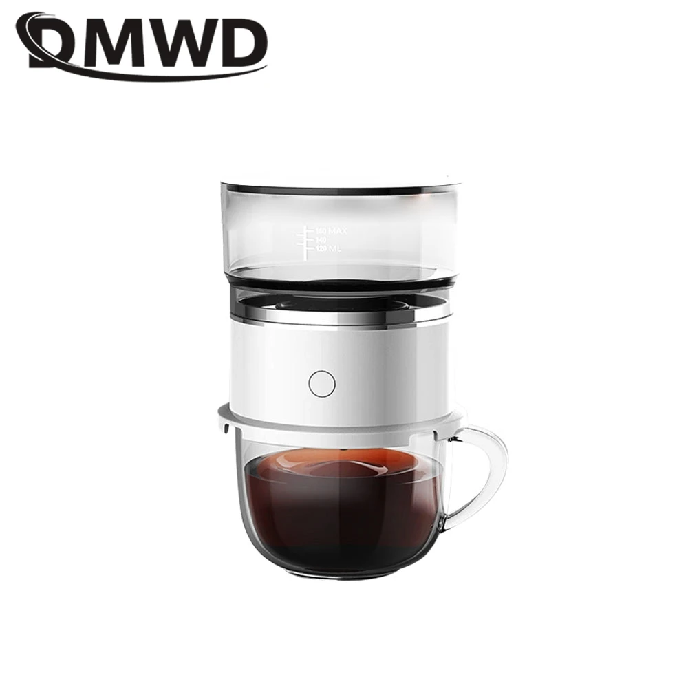 

DMWD Household Portable Coffee Machine Hand Drip Coffee Maker 304 Stainless Steel Filter Tea Maker