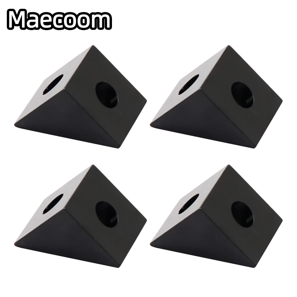 10/20pcs 2020 Aluminum Block Cube Prism Connector Wheel Regulator Corner V-slot Three Way Connector 90 degree Angle