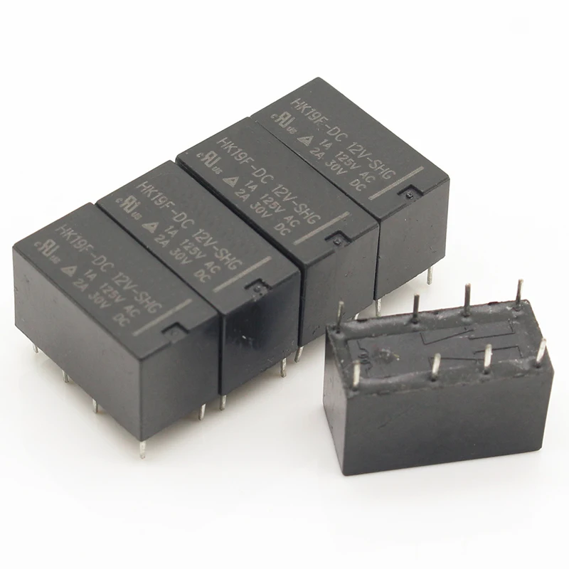 5PCS Relay HK19F-DC5V-SHG HK19F-DC12V-SHG HK19F-DC24V-SHG HK19F 5V 12V 24V