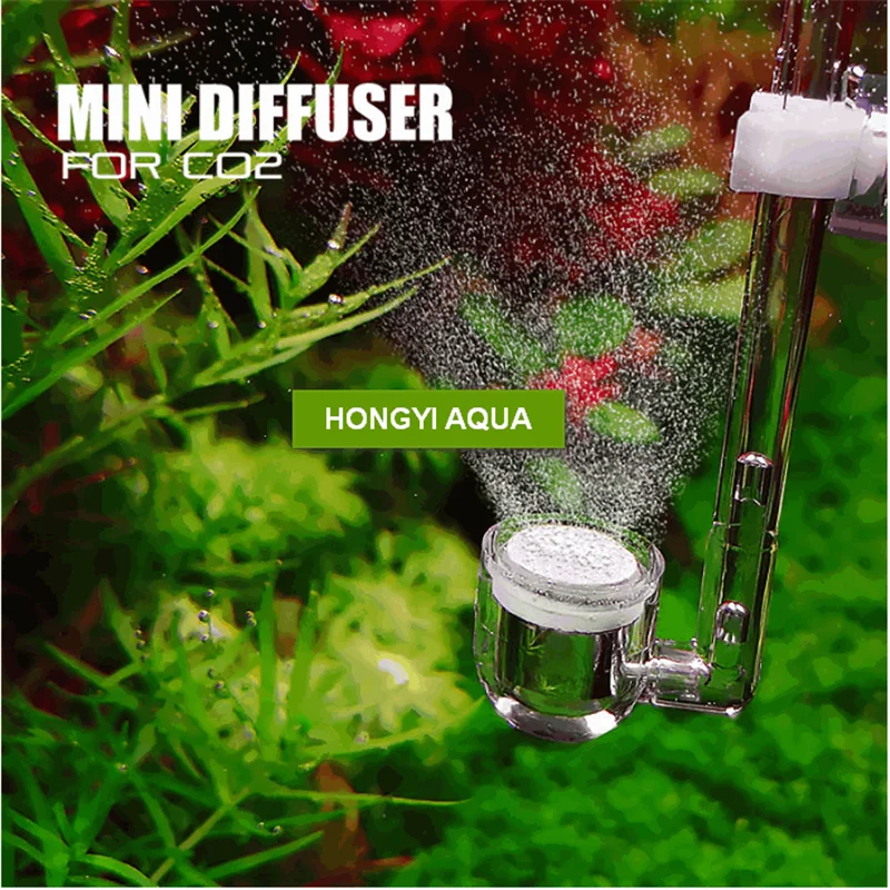 

HONGYI super CO2 diffuser atomizer water plant tank aquarium CO2 diffuser Bubble Counter mini nano