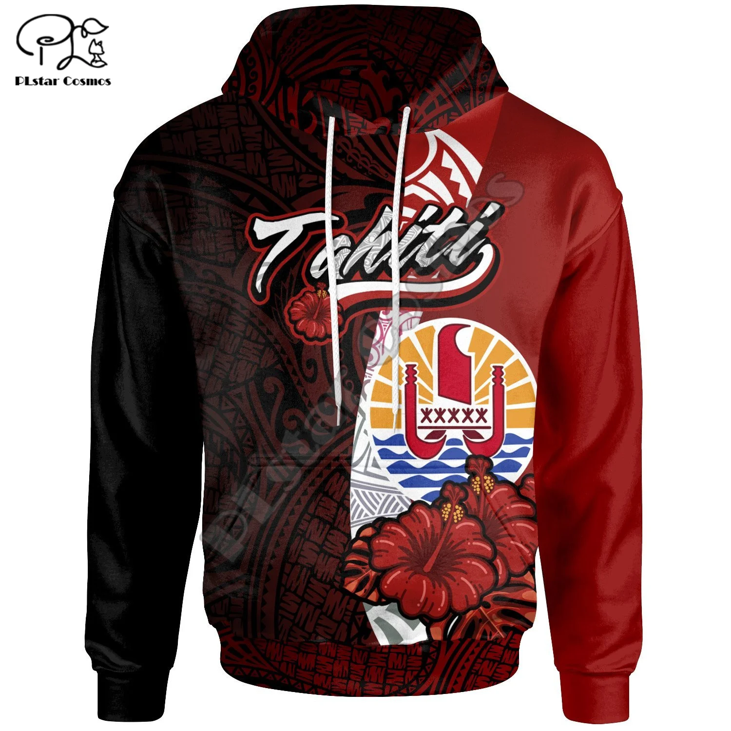 NewFashion French Polynesia Art Tahiti Country Flag Tribal Culture Retro Tracksuit 3DPrint Men/Women Autumn Colorful Hoodies B-6