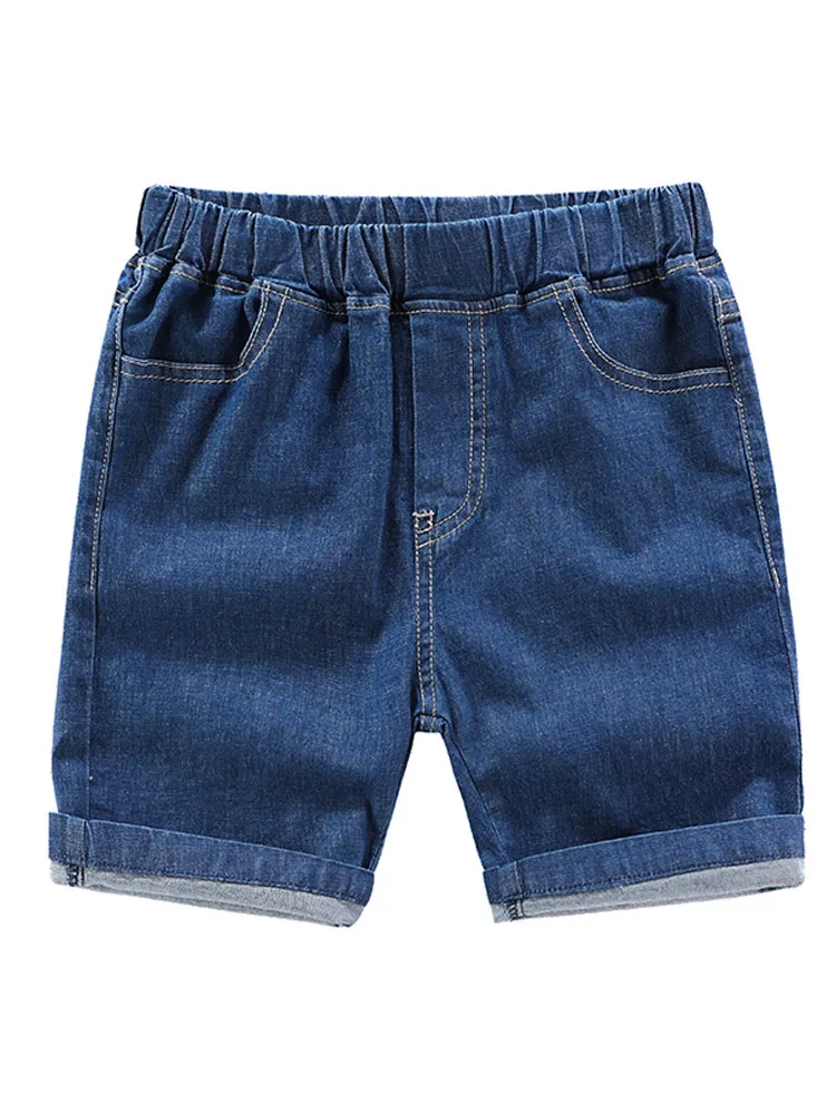 Hot 2-12Year Baby Jeans Shorts Summer Cotton Elastic Waist Short Pants Teenage Beach Clothes Children Shorts Kids Denim Trousers