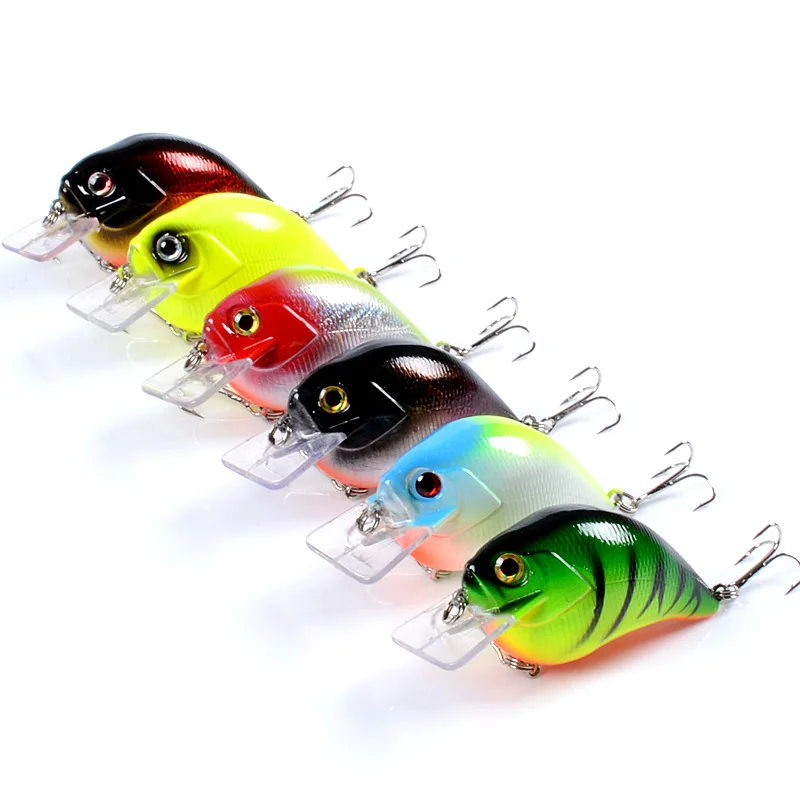 Fishing Lures    7.5cm/15.2g painted bionic bait    .    Minnow Rock Plastic hard Bionic Lures