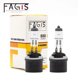 Fagis 2 Pcs 880 H27W/1 12V 27W μ΅κ³ μ νμ§ μλμ°¨ ν€λ λΌμ΄νΈ μλ λ¨ν ν λ‘κ² μ ꡬ μλμ°¨ μκ° μ‘°λͺ
