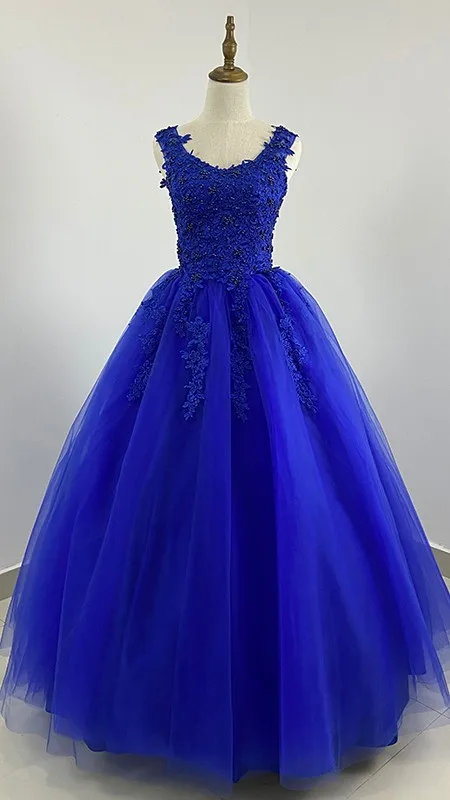 Nieuwe Party Dress Quinceanera Jurken Luxe Prom Dress Mouwloze V-hals Real Photo Baljurk Vintage Aanpassen Kleur Vestidos