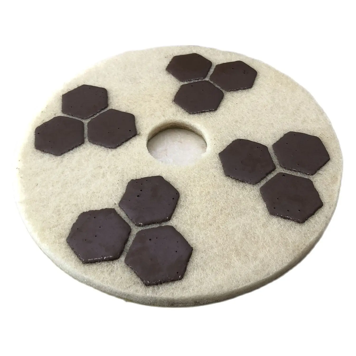 17 Inch 425 mm Marble Floor Polishing Wheel Granite Resin Sponge Polishing Concrete Floor Polishing Diamond Dry Grinding Pad