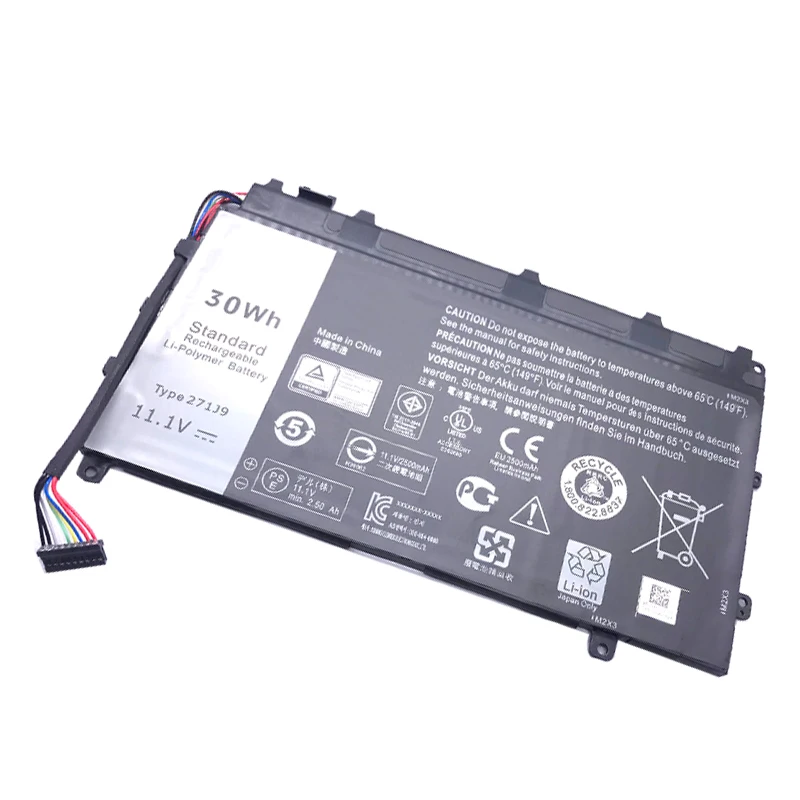 Imagem -04 - Lmdtk Genuine Novidades 271j9 Bateria do Portátil para Dell Latitude 13 7000 7350 Gwv47 0gwv47 Yx81v 11.1v 30wh