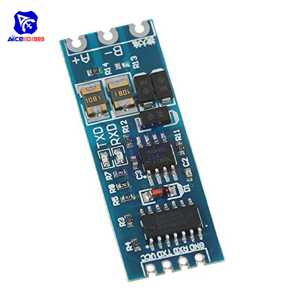 diymore UART Serial Port to RS485 Converter Function Module RS485 to TTL Converter Module SCM Automatic Flow Control Module