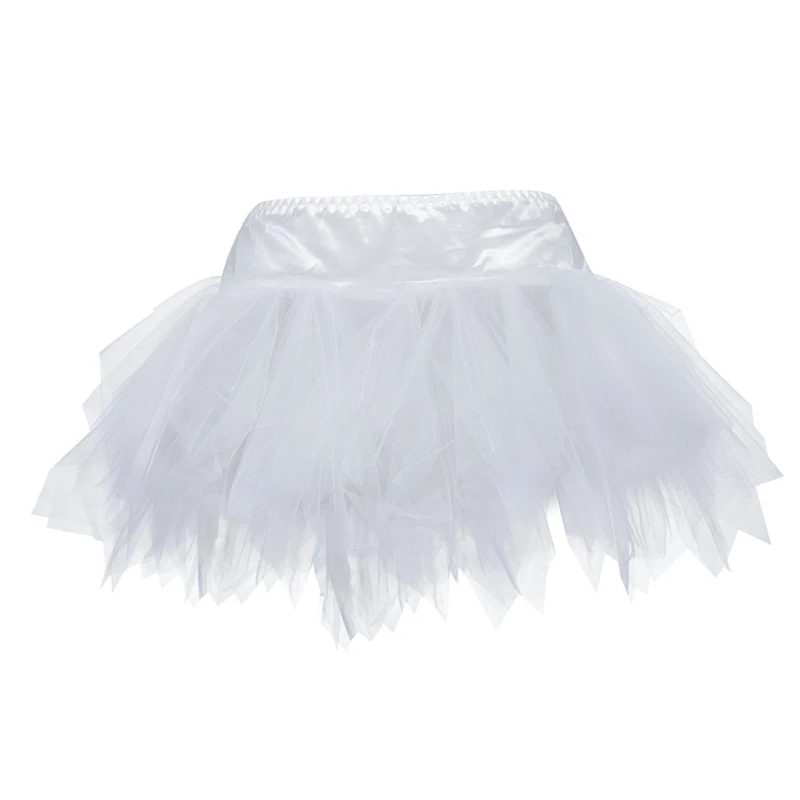 Femmes Sexy Mini Jupe Plissée Showgirl ixMaille Tulle brevTutu Jupes Match Corset Jupe Plus La Taille S-6XL