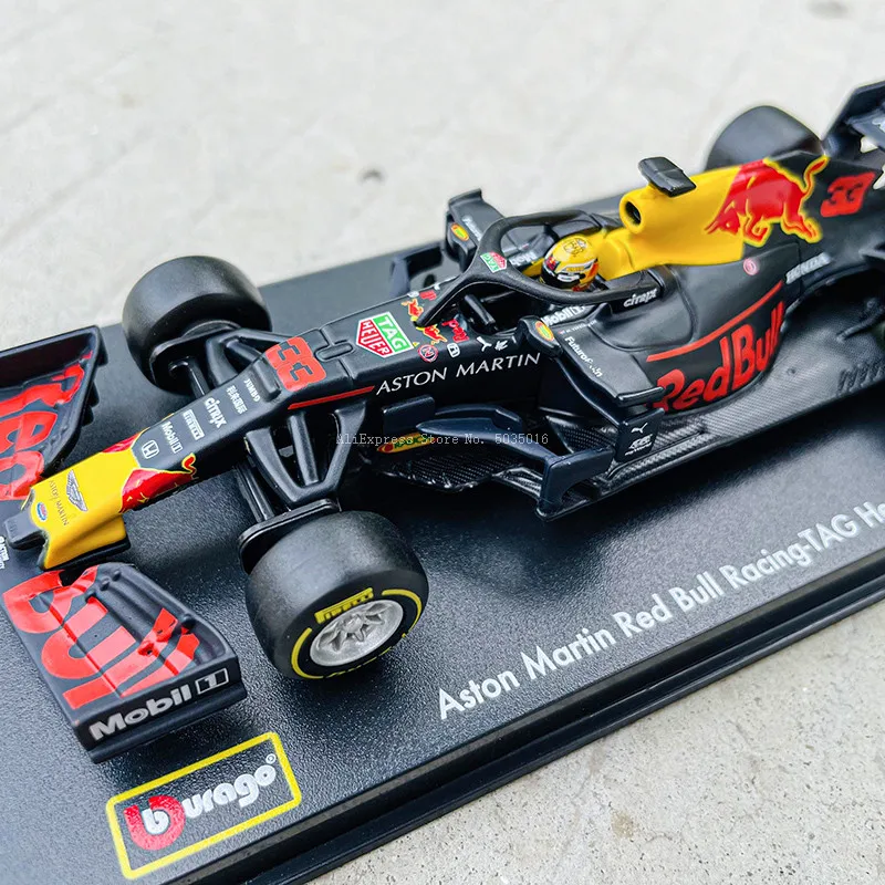 ブラーゴ-おもちゃの車,1:43 2019 f1レッドブル,レーシングモデル,rb15 33 # verstappen,モデリング,合金,ギフト,コレクション