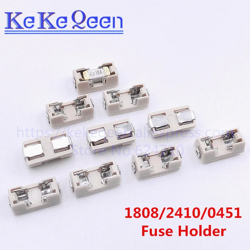 50Pcs 1808/2410 SMD Disposable Fuse 100mA-40A 315mA 375mA 0.25A/0.75A/0.8A/1A/1.5A/2A/3A/3.15A/4A/6.3A/7A/10A/12A/15A/20A/30A