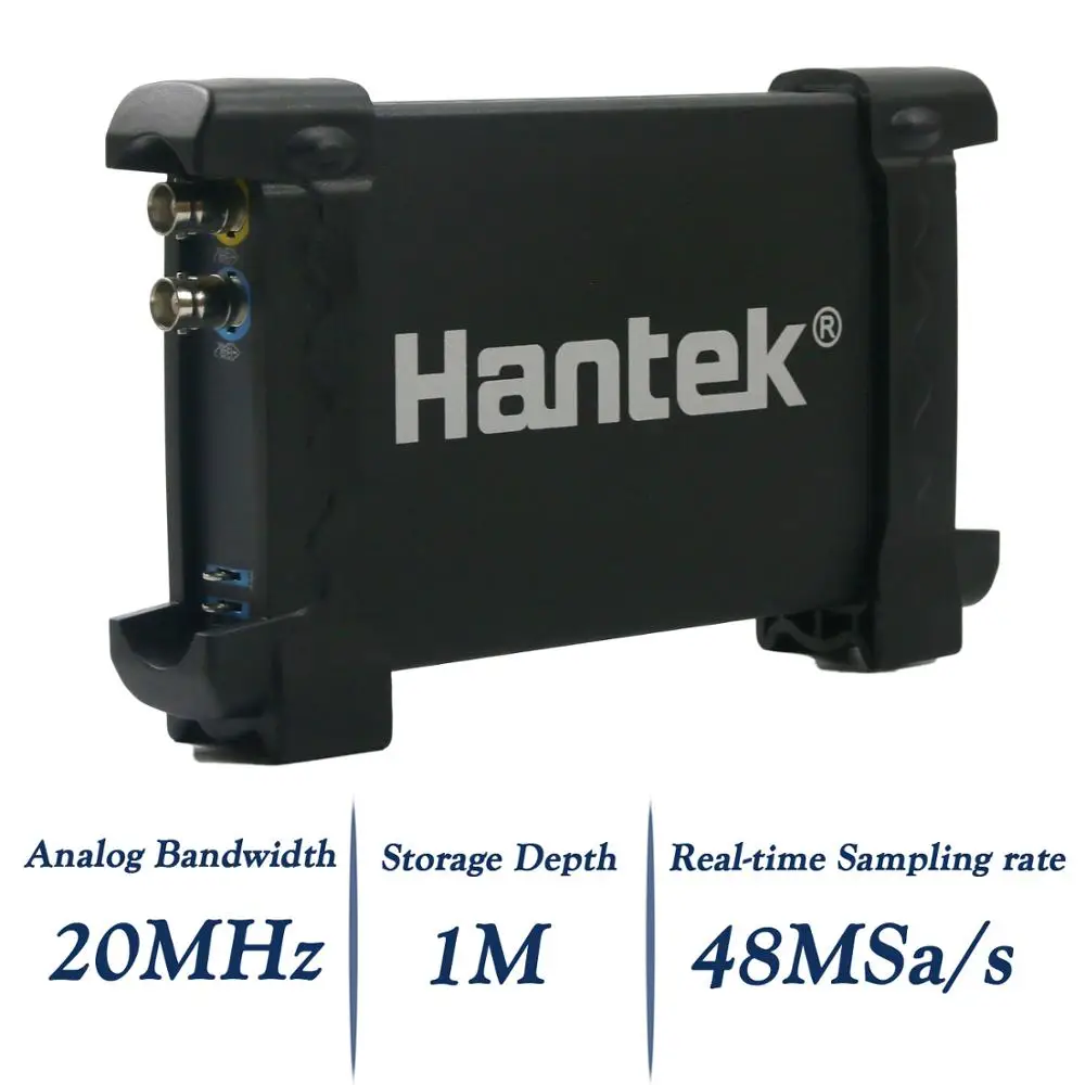 Hantek 6022BE Laptop PC USB Digital Storage Oscilloscope 2 Channels 20Mhz 48MSa/s Handheld Portable USB Oscilloscopes