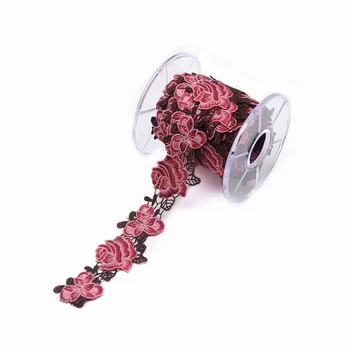 2Yard/Lot Kleding Lace Hoge Kwaliteit Kant Trim Delicate Bloemen Kant Lint Venise Kant Stof Voor Kostuums