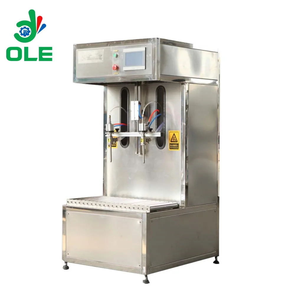 2 Nozzles Filling Machine For Edible Oil 1-25L Gear Oil Filling Machine