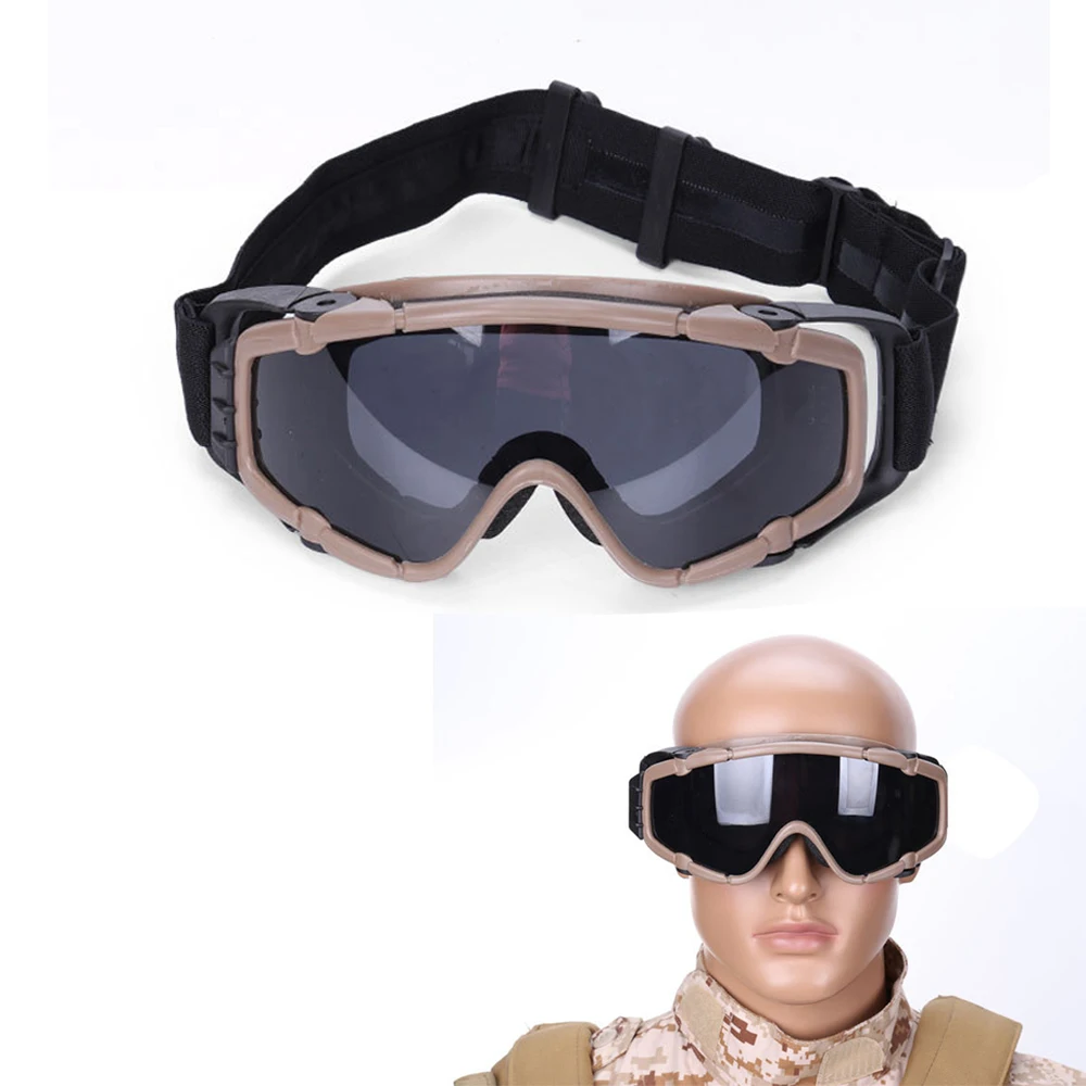 Gafas tácticas FMA si-ballistic protección ocular antivaho airsoft y caza - imagen 4