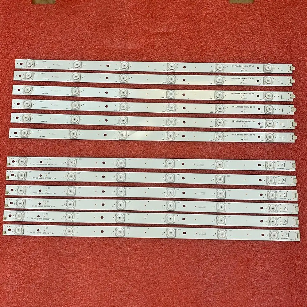 LED-strip voor Sharp LC-55CFE6242E LC-55CUG8462E LC-55CUG8462KS LC-55CUG8462K LC-55CUF8472ES LC-55CUG8461KS RF-AJ550E30-0601R